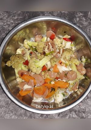 Foto resep Capcay Goreng Sosis Simple