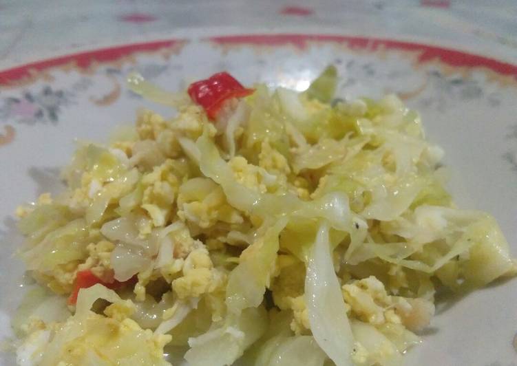 Orak arik Telur dan Kol