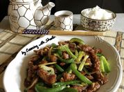 Gambar mongolian beef slice