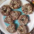 Donas de avena, coco y manzana