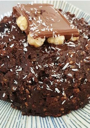 Une photo de Bowlcake banane cacao