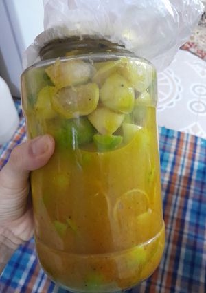 عکسی از دستور ترشی لیمو
