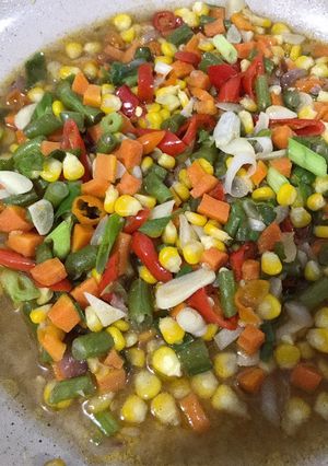 Foto resep Sayur pelangi