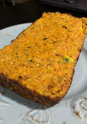Una foto de Budín de calabaza y atún