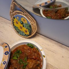 A picture of Peshawari karahi.