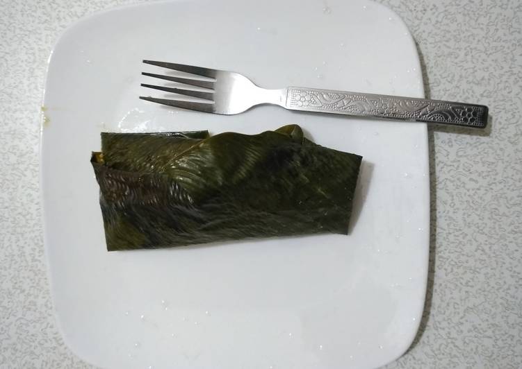 Easiest Way to Make Any-night-of-the-week Moimoi elewe (moimoi wrapped in leaf)