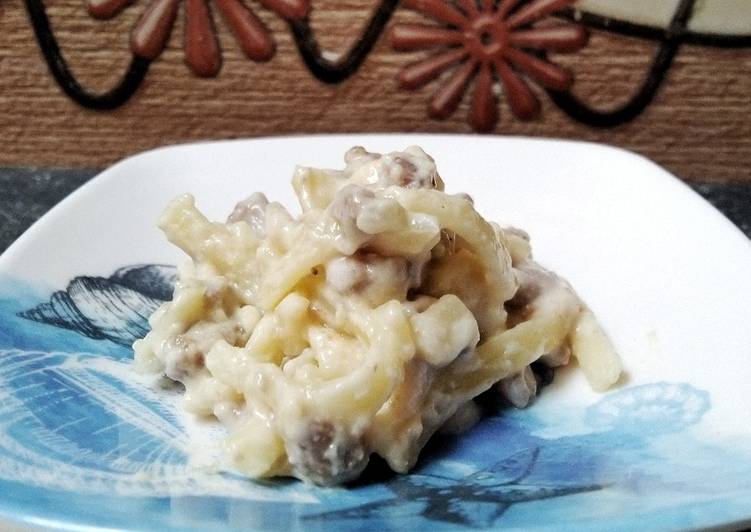 Resep: Fettuccine Cream Cheese | MPASI yang Lezat