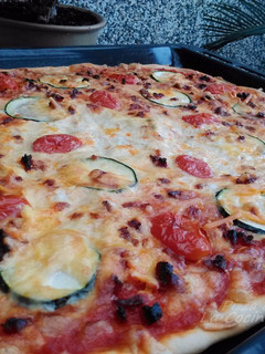 Una foto de Pizza andaluza
