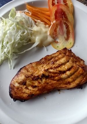 รูปของ สเต็กไก่อบหม้อรมควัน