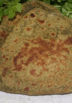 A picture of Coriander Paratha.