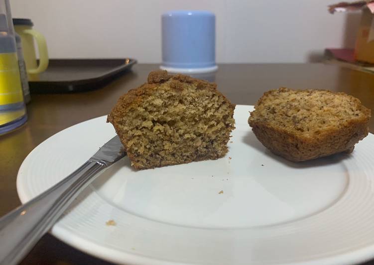 Recipe of Perfect Banana crumb muffins