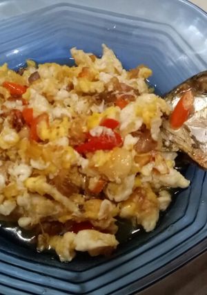 Foto resep Telur Urak Arik Ikan Peda