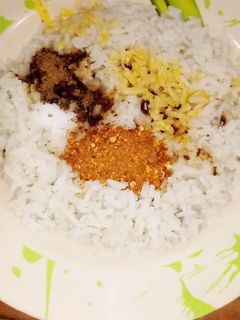 Shinkafa da manja ainihin hoton girkin