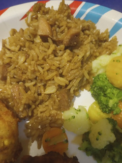 A picture of Leftover Rice with Spam 2023.