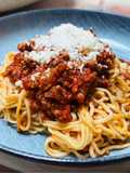 La bolo de Toscane, sauce ragù au fenouil