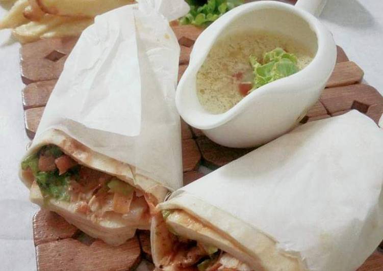 Simple Way to Make Quick Chicken shawarma #cookpadRamadan