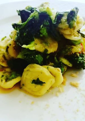 Foto di Orecchiette con cime di rape alla barese