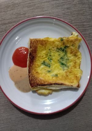 Foto resep Roti bakar telur