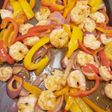 1 pan shrimp fajitas