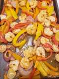 1 pan shrimp fajitas