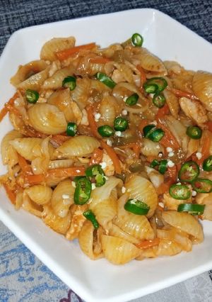 A picture of Chilli Pasta.