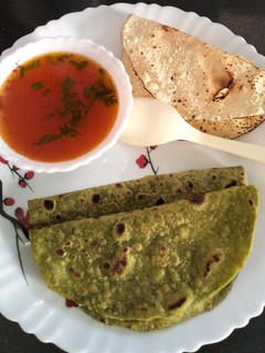 पालक पराठा रेसिपी मुख्य फोटो