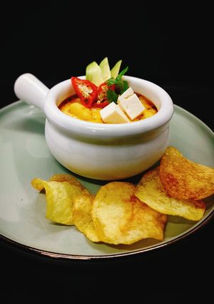 Una foto de Locro de Queso