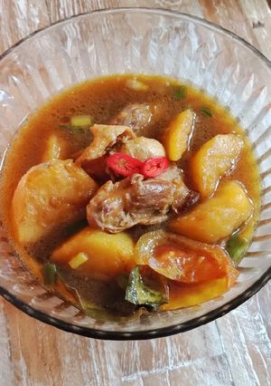 Foto resep Semur Kentang Ampela Sederhana