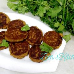 A picture of Hyderabadi Shami Kababs.