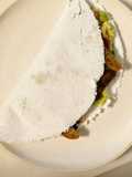 Tapioca de Abacate, Cogumelos e Presunto