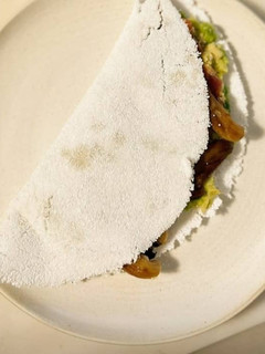Foto de Tapioca de Abacate, Cogumelos e Presunto