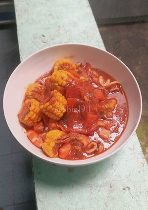 Foto resep Seafood Saus Padang a La Resto
