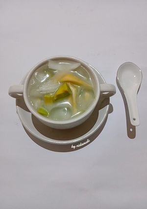 Foto resep Es Teler Creamy Matcha