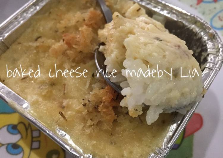 Baked cheese rice
