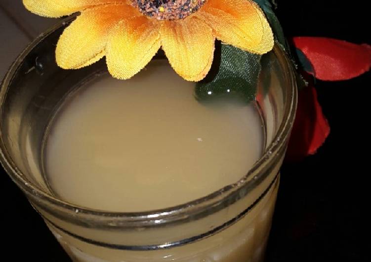 Recipe of Homemade Ginger and lemon juice