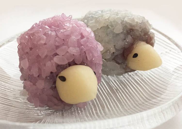 Wagashi: &lt;Hedgehog like Mochi&gt;