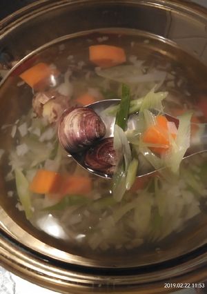 Foto resep Sup kerang... COCOK untuk anak"
