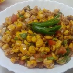 A picture of Sweet corn chaat.