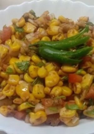 A picture of Sweet corn chaat.