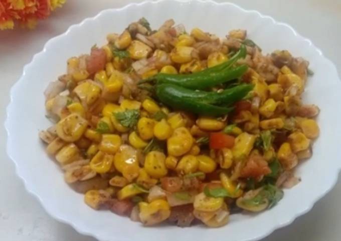 Sweet Corn Chaat Recipe Food Star