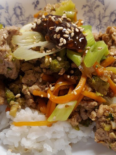 A picture of My Teriyaki Turkey Rice Bowl.