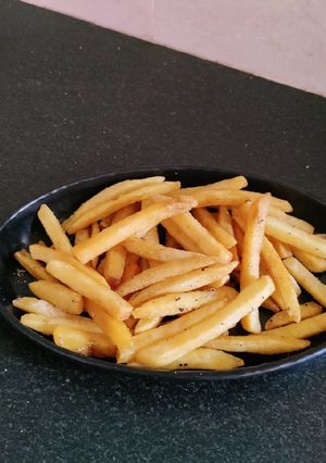 A picture of French fries.