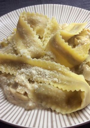 Une photo de Papparedelle à la fondue de poireaux