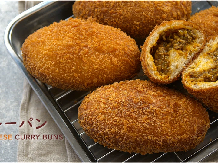 Easy Steps to Make Recipes CURRY BUNS (Japanese Deep-fried Curry Buns, Kare-Pan) the Delicious Tasty.