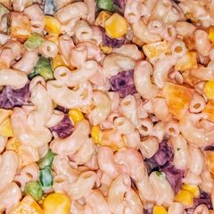 A picture of Macaroni salad.