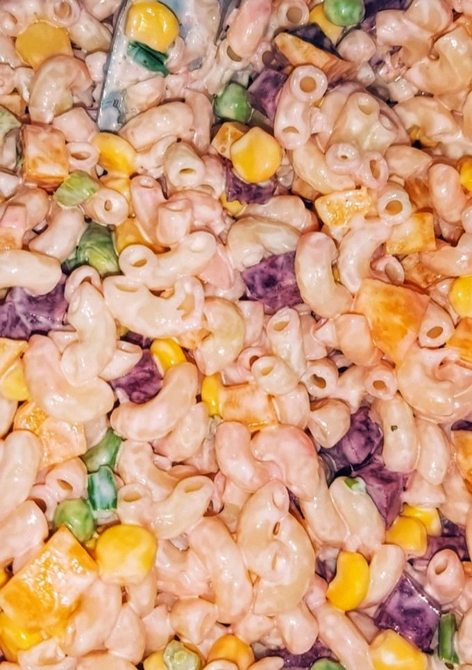 A picture of Macaroni salad.