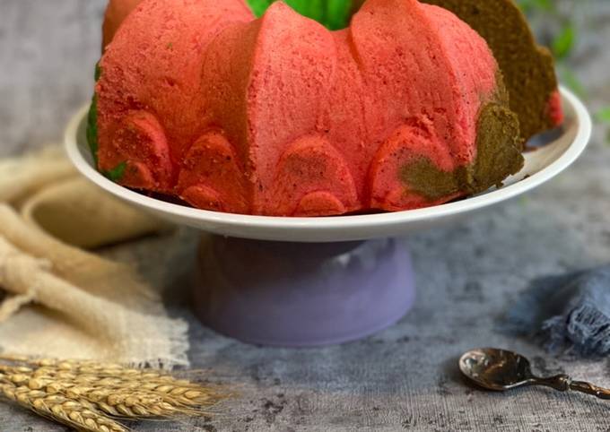 Bolu Marmer Putih Telur