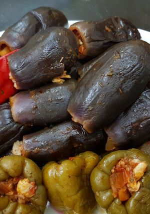 صورة لوصفة محشي بادنجان😚
