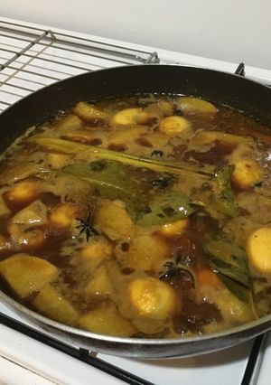 Foto resep Semur telor dan kentang