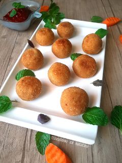 صورة لوصفة 🥔🧀كرات البطاطا المحشوة بالموزاريلا 😍